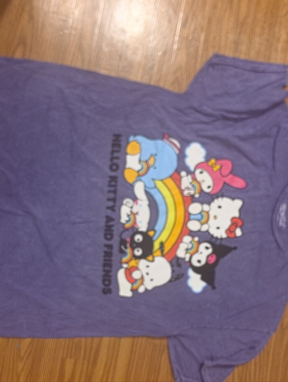 Hello Kitty and Friends Purple Women Graphic Tee - Picture 5 of 9